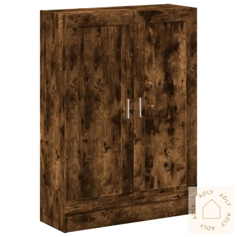Bokhylle Røkt Eik 82,5X30,5X115 Cm Konstruert Tre