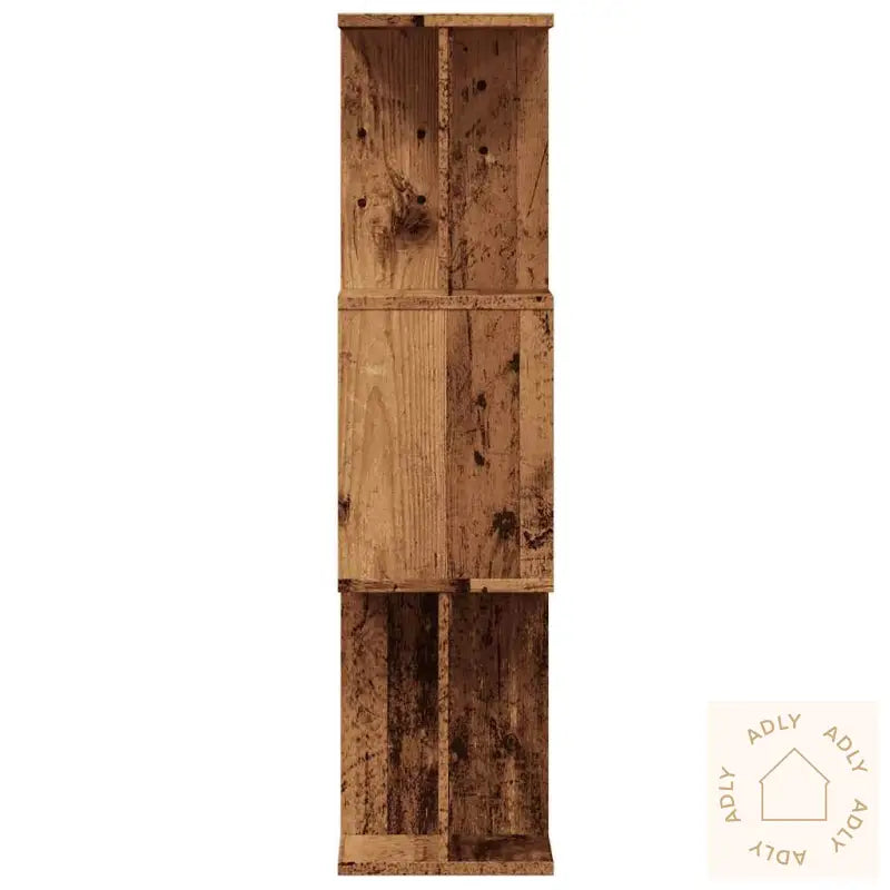 Bokhylle Gammelt Tre 80X24X96 Cm Konstruert Tre