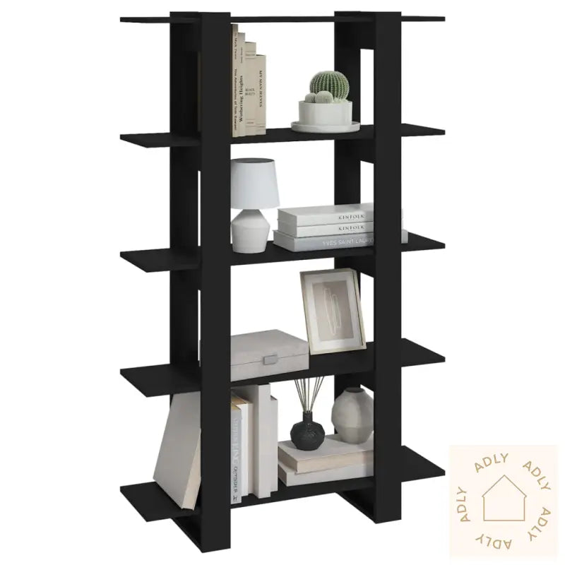 Bokhylle/Romdeler Svart 100X30X160 Cm