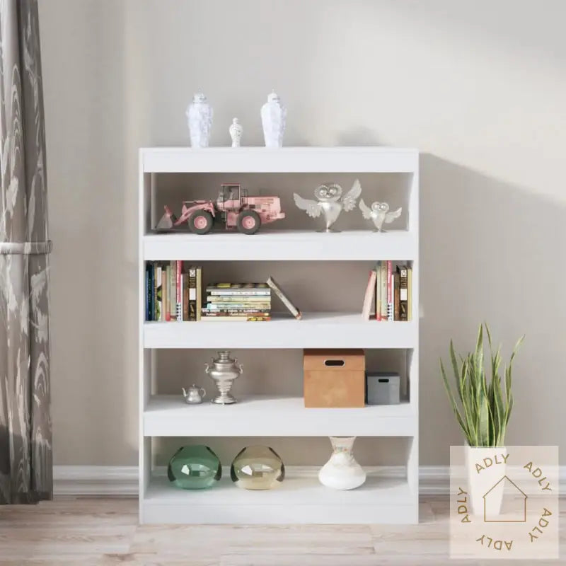 Bokhylle/Romdeler Hvit 100X30X135 Cm