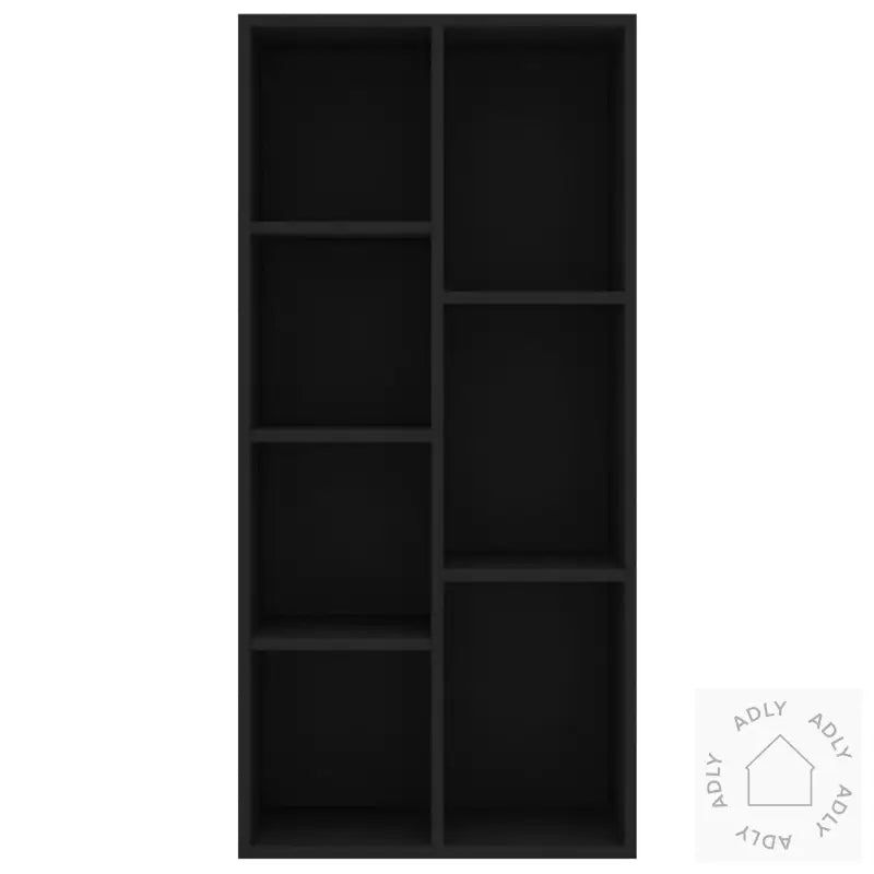 Bokhylle Svart 50X25X106 Cm Konstruert Tre