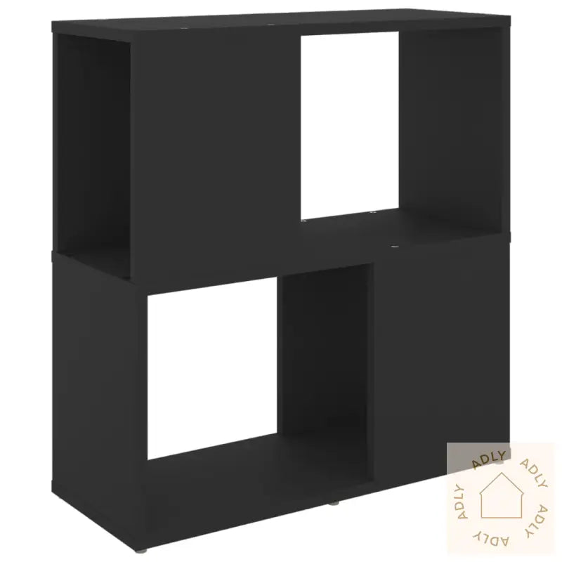Bokhylle Svart 60X24X63 Cm Konstruert Tre