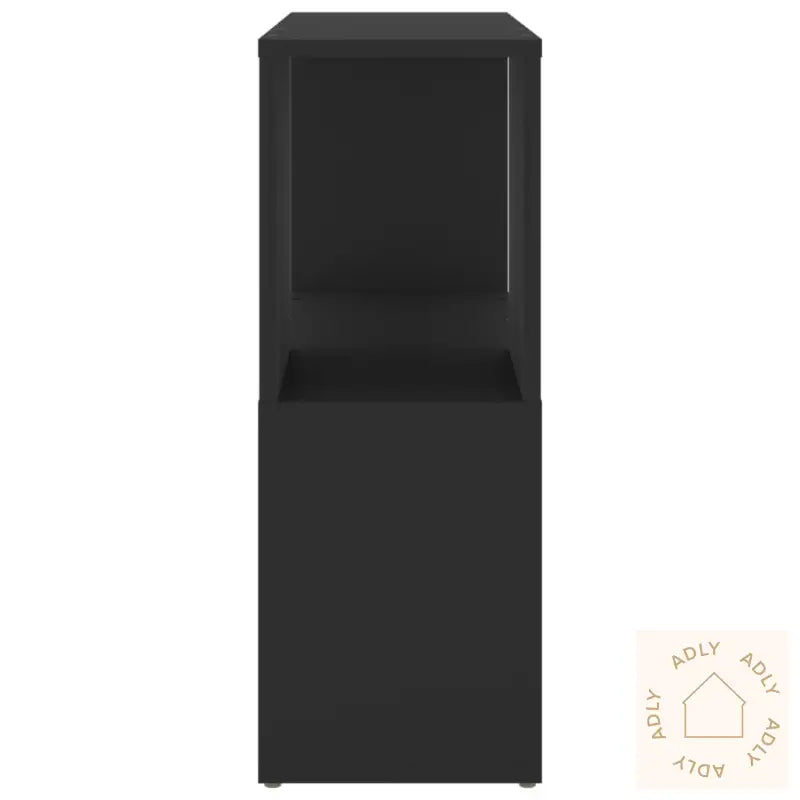 Bokhylle Svart 60X24X63 Cm Konstruert Tre