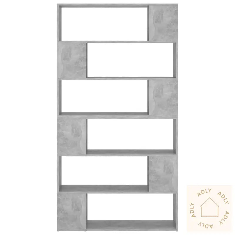 Bokhylle/Romdeler Betonggrå 100X24X188 Cm