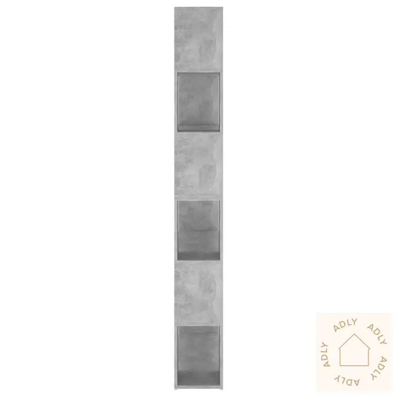 Bokhylle/Romdeler Betonggrå 100X24X188 Cm