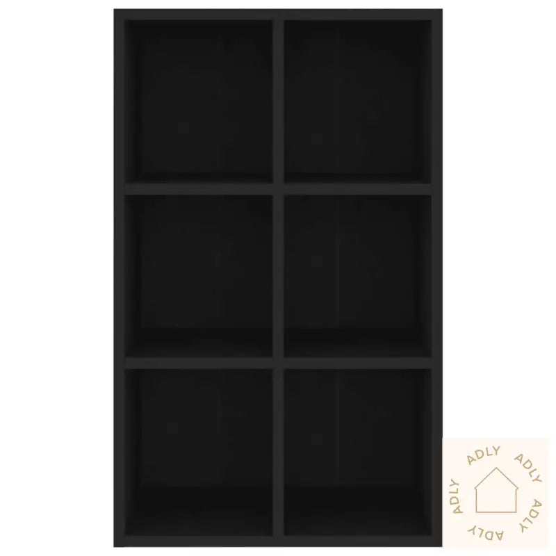 Bokhylle/Skjenk Svart 66X30X98 Cm Sponplate
