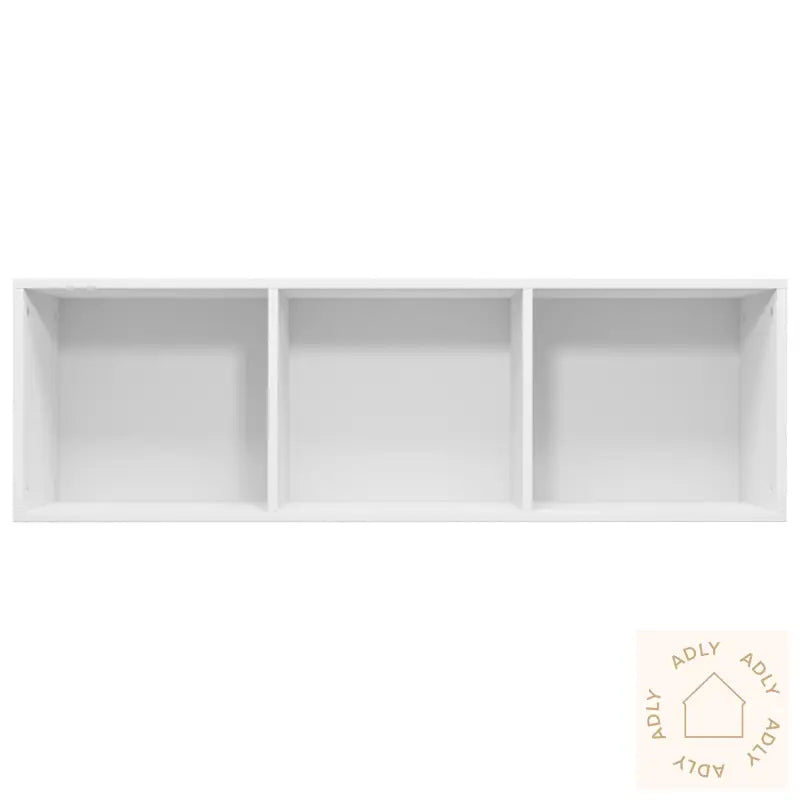 Bokhylle/Tv-Benk Hvit 36X30X114 Cm Konstruert Tre