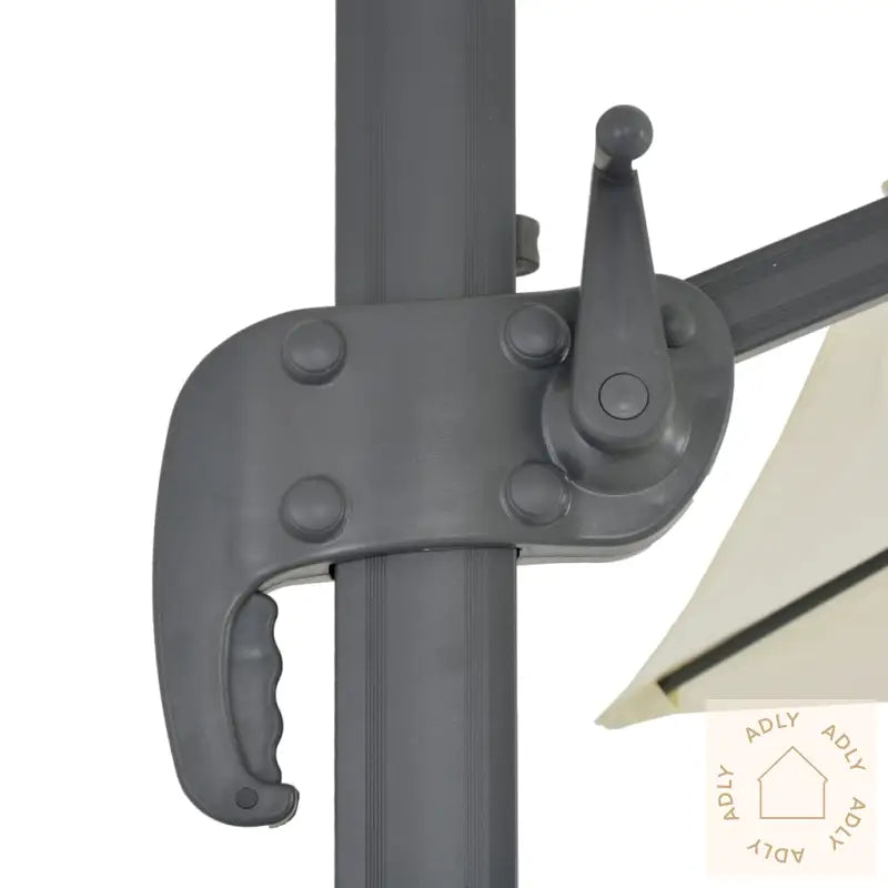 Hengende Hageparasoll Med Aluminiumsstang 400X300 Cm Sand