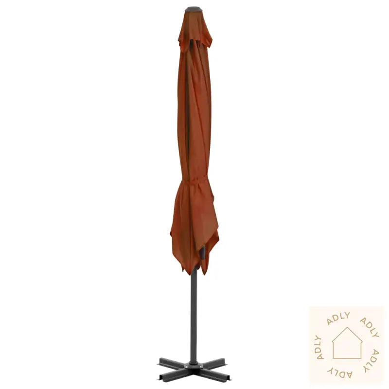 Hengende Hageparasoll Med Aluminiumsstang Terrakotta 250X250 Cm