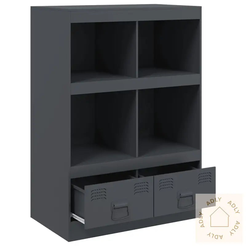 Highboard Antrasitt 67X39X95 Cm Stål