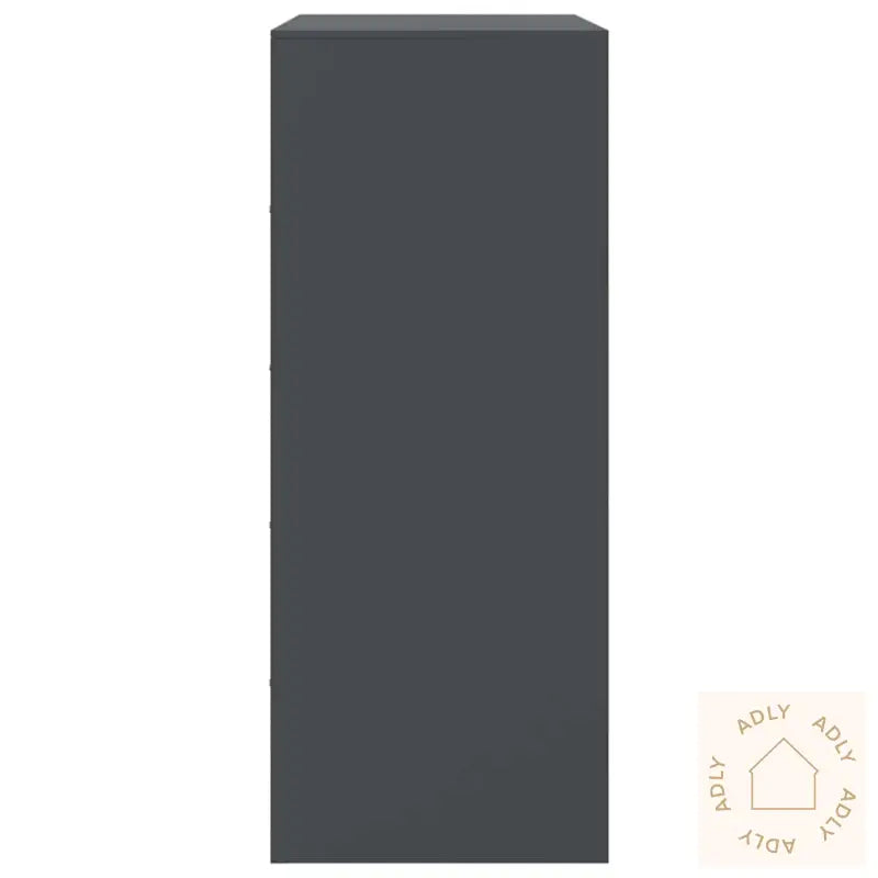 Highboard Antrasitt 67X39X95 Cm Stål