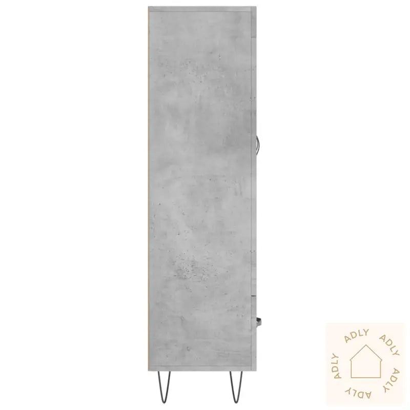 Highboard Betonggrå 69,5X31X115 Cm Konstruert Tre