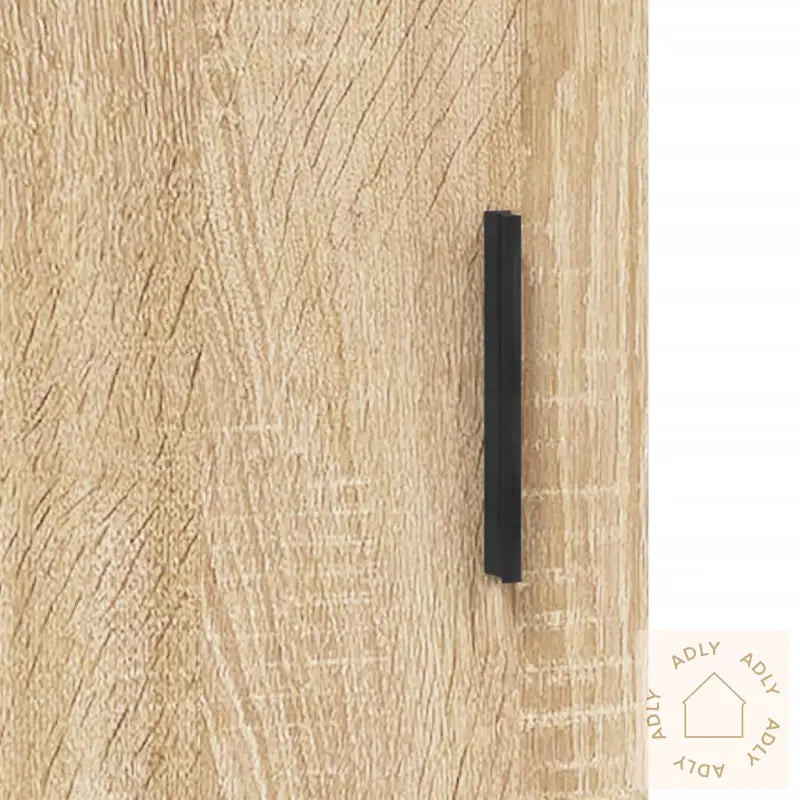 Highboard Sonoma Eik 34,5X34X180 Cm Konstruert Tre