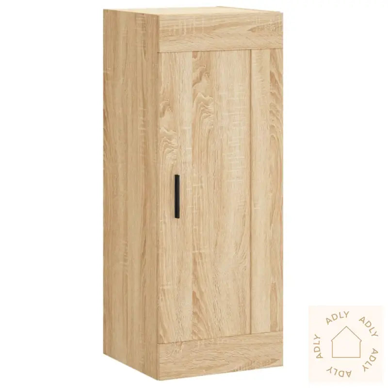 Highboard Sonoma Eik 34,5X34X180 Cm Konstruert Tre
