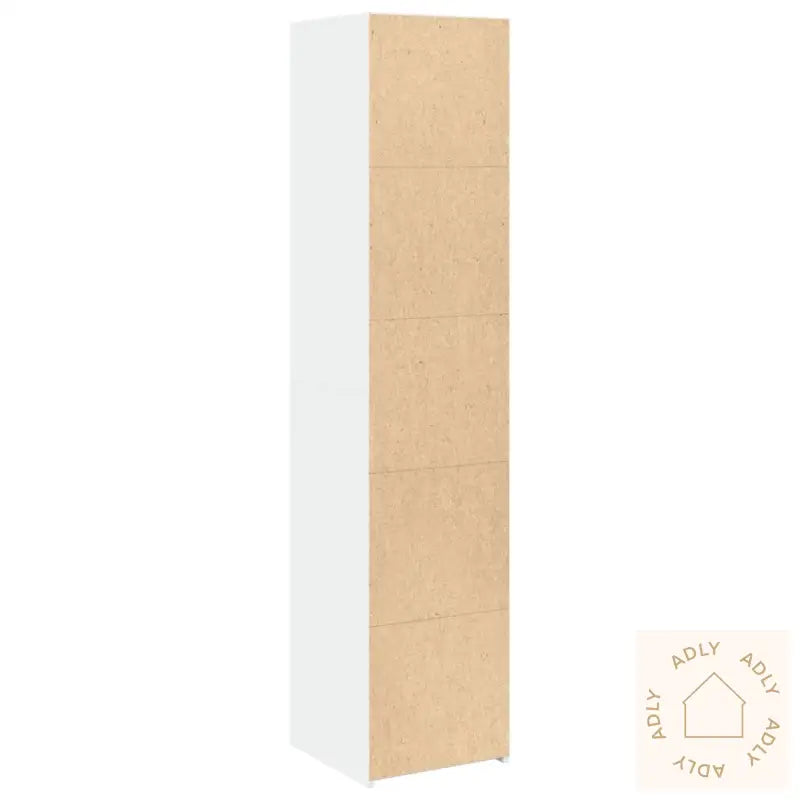 Highboard Hvit 40X41X185 Cm Konstruert Tre