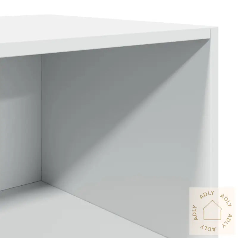 Highboard Hvit 40X41X185 Cm Konstruert Tre