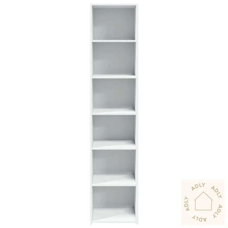 Highboard Hvit 40X41X185 Cm Konstruert Tre