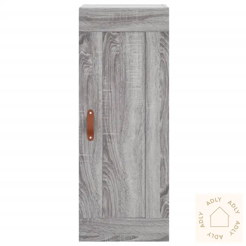Highboard Grå Sonoma 34,5X34X180 Cm Konstruert Tre