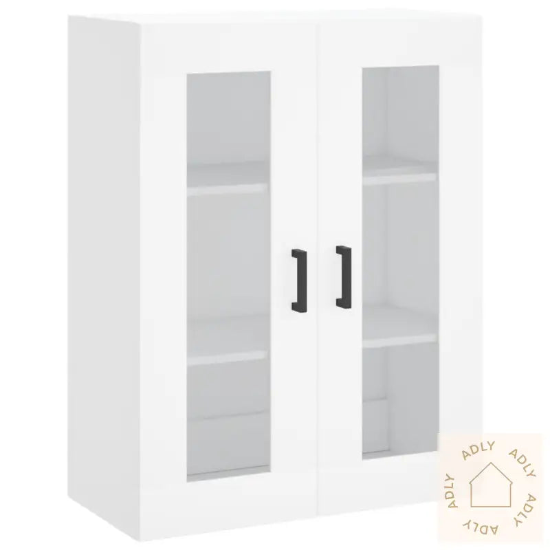 Highboard Hvit 69,5X34X180 Cm Konstruert Tre