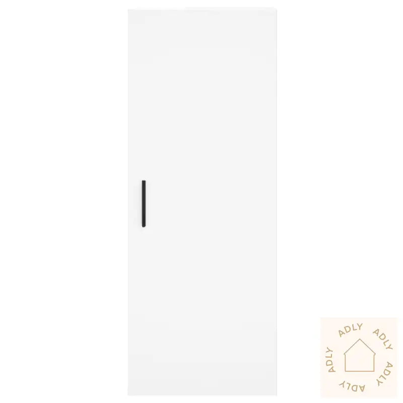 Highboard Hvit 34,5X34X180 Cm Konstruert Tre