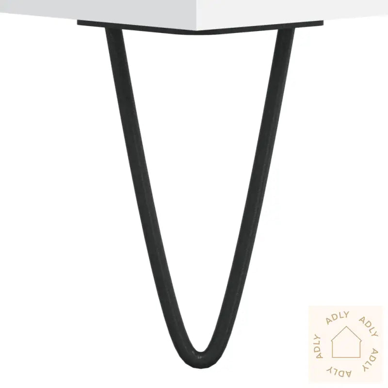 Highboard Hvit 69,5X34X180 Cm Konstruert Tre