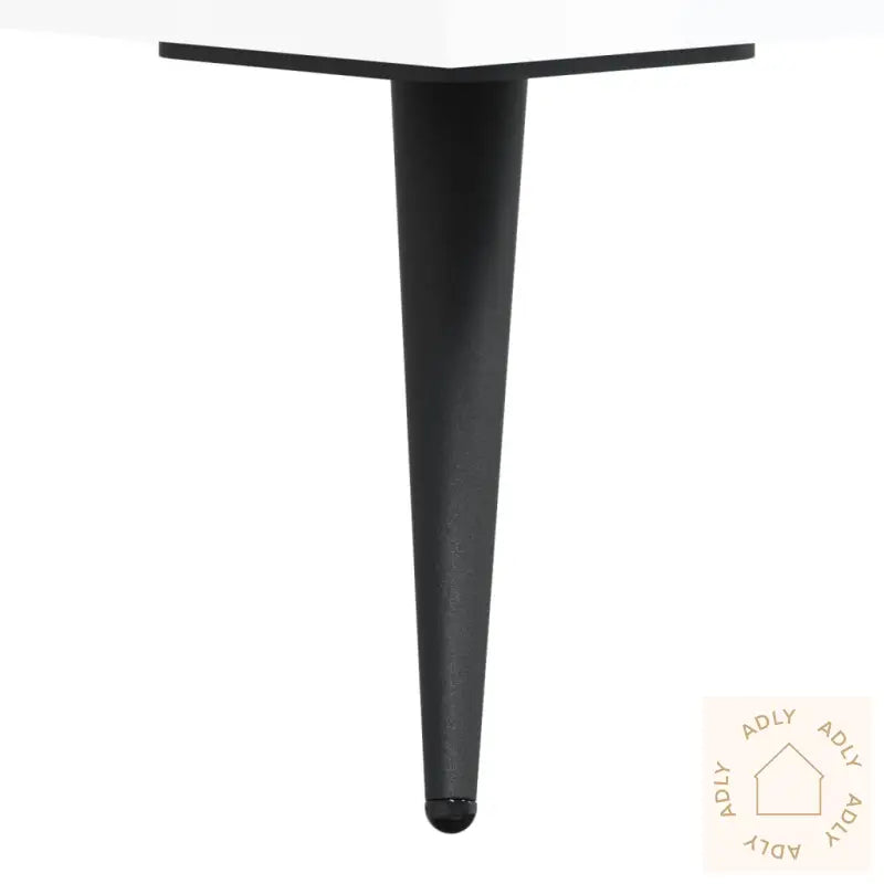 Highboard Høyglans Hvit 34,5X34X180 Cm Konstruert Tre