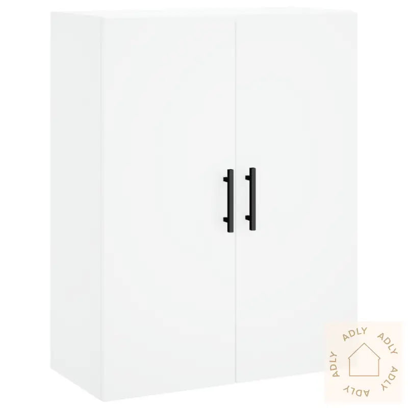 Highboard Hvit 69,5X34X180 Cm Konstruert Tre