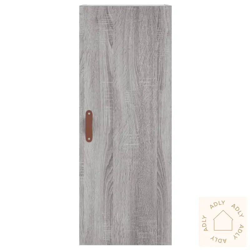 Highboard Grå Sonoma 34,5X34X180 Cm Konstruert Tre