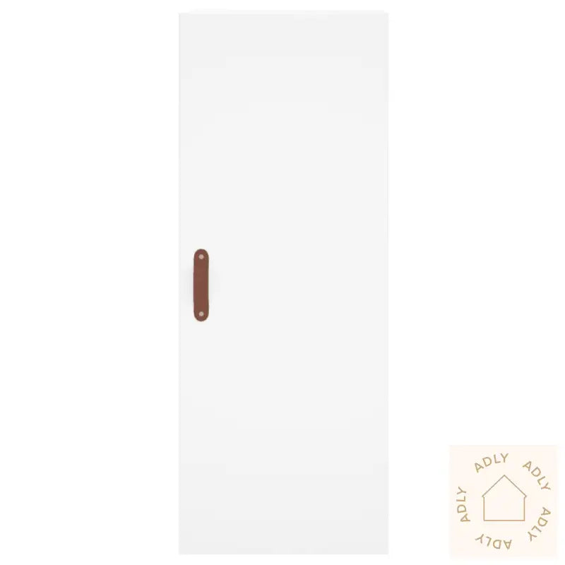 Highboard Hvit 34,5X34X180 Cm Konstruert Tre