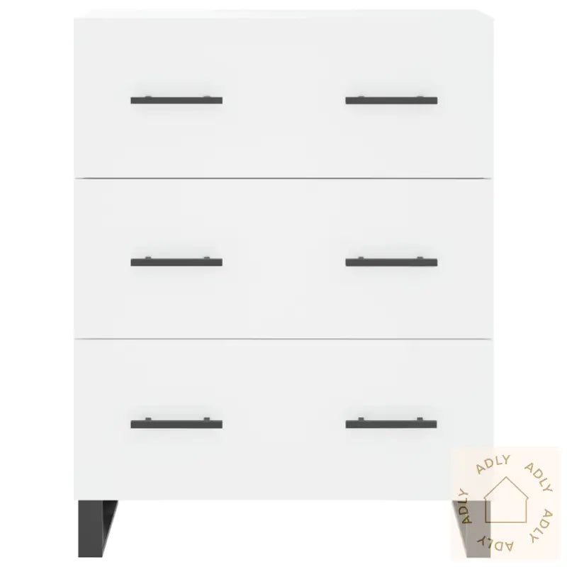 Highboard Hvit 69,5X34X180 Cm Konstruert Tre