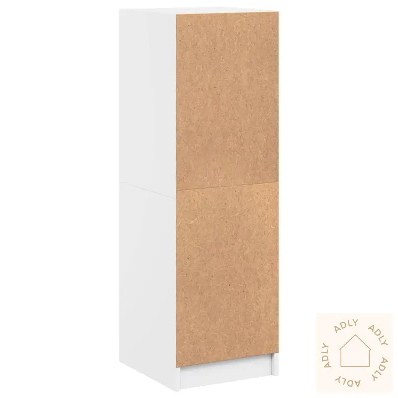 Highboard Med Glassdører Hvit 35X37X109 Cm