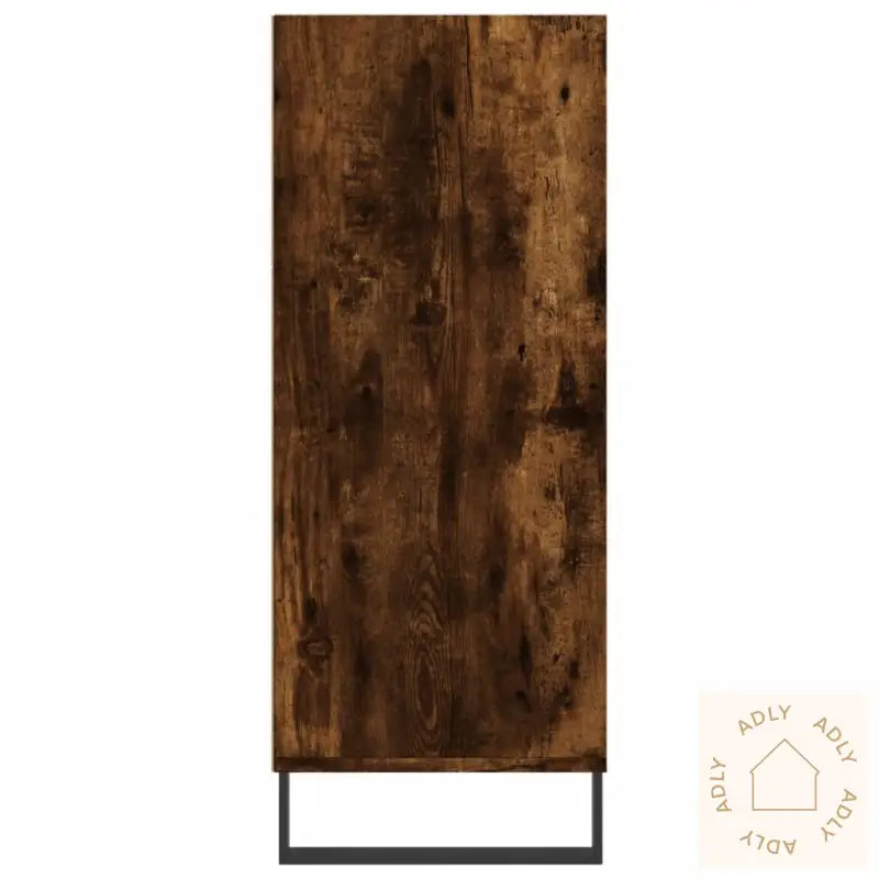 Highboard Røkt Eik 57X35X90 Cm Konstruert Tre