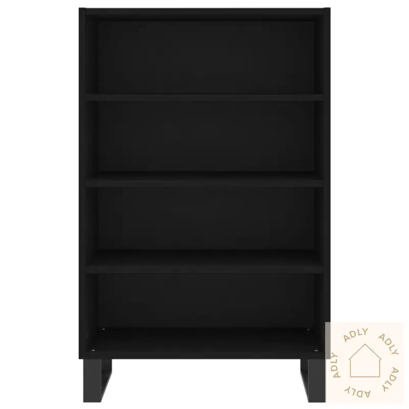Highboard Svart 57X35X90 Cm Konstruert Tre