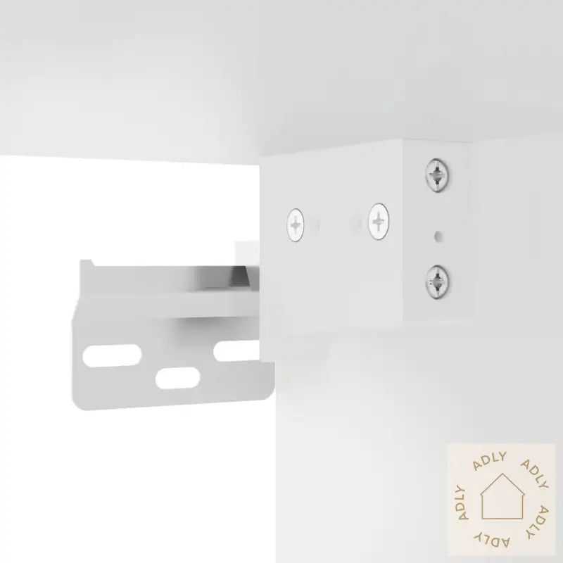 Highboard Hvit 69,5X34X180 Cm Konstruert Tre