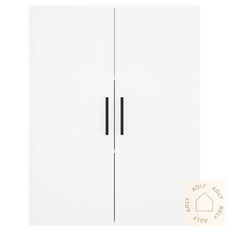 Highboard Hvit 69,5X34X180 Cm Konstruert Tre