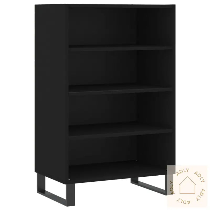 Highboard Svart 57X35X90 Cm Konstruert Tre
