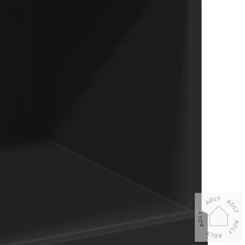 Hylle Svart 80X42,5X124 Cm Konstruert Tre