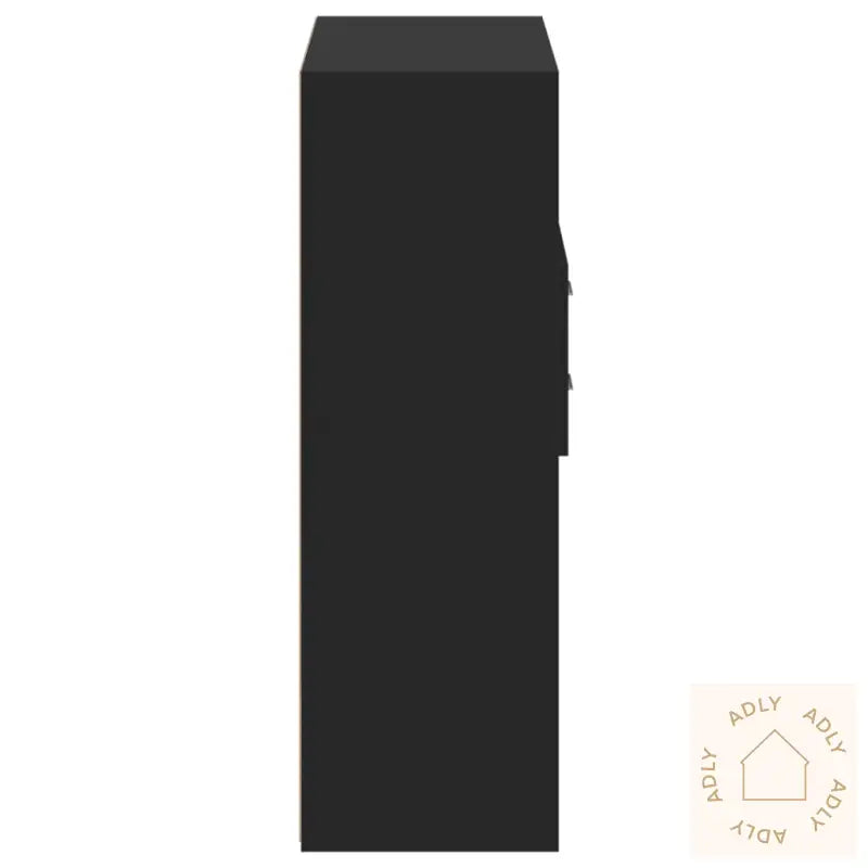 Hylle Svart 80X42,5X124 Cm Konstruert Tre