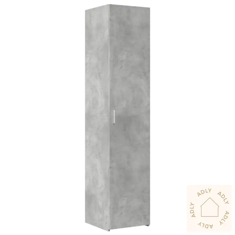 Hylle Betonggrå 40X42,5X185 Cm Konstruert Tre
