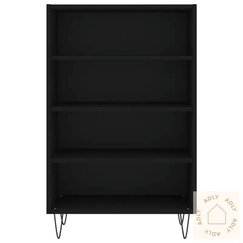 Highboard Svart 57X35X90 Cm Konstruert Tre