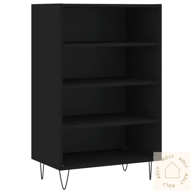 Highboard Svart 57X35X90 Cm Konstruert Tre