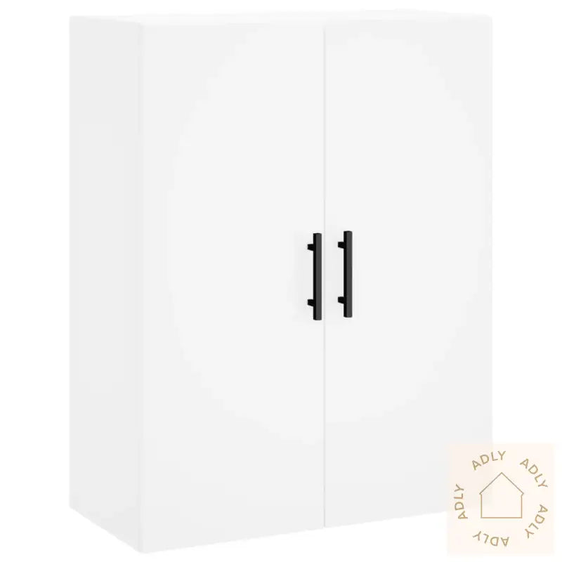 Highboard Hvit 69,5X34X180 Cm Konstruert Tre