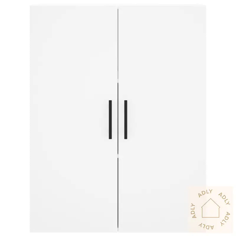 Highboard Hvit 69,5X34X180 Cm Konstruert Tre