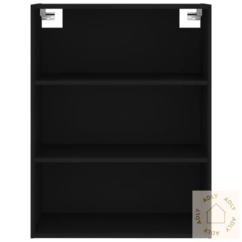 Highboard Svart 69,5X34X180 Cm Konstruert Tre