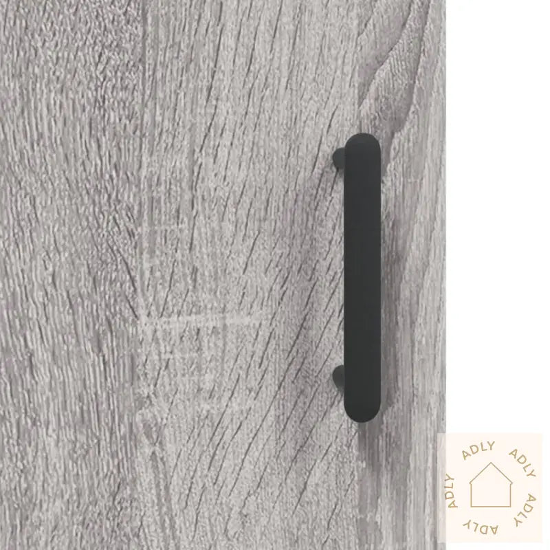 Highboard Grå Sonoma 34,5X34X180 Cm Konstruert Tre