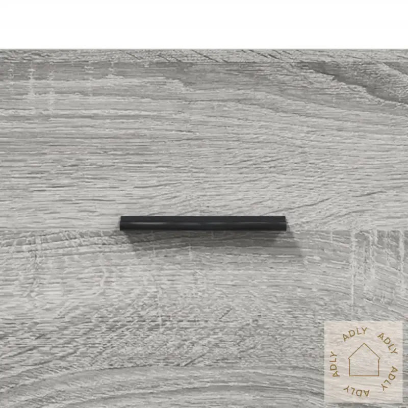 Highboard Grå Sonoma 34,5X34X180 Cm Konstruert Tre
