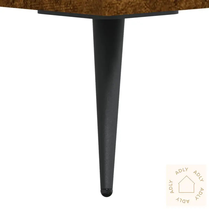 Highboard Røkt Eik 69,5X34X180 Cm Konstruert Tre