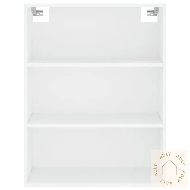 Highboard Hvit 69,5X34X180 Cm Konstruert Tre