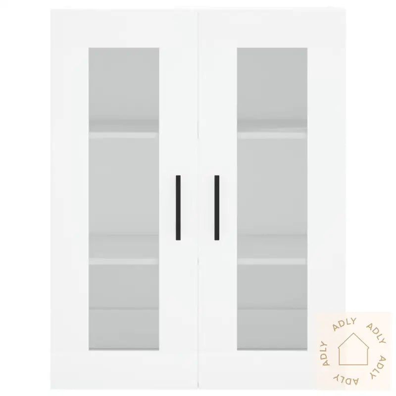 Highboard Hvit 69,5X34X180 Cm Konstruert Tre