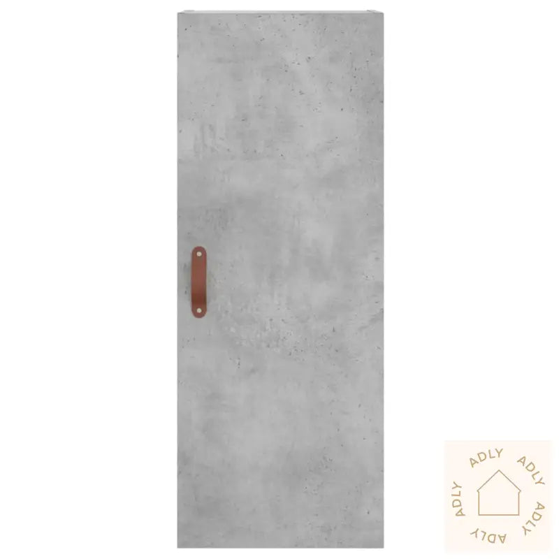 Highboard Betonggrå 34,5X34X180 Cm Konstruert Tre